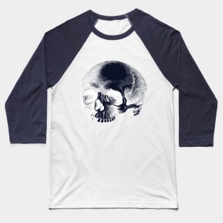 Big Vintage Skull Top Illustration Missing Tooth Baseball T-Shirt